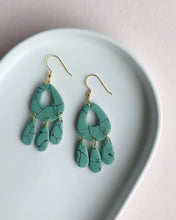 Load image into Gallery viewer, STONE | jada earrings // turquoise

