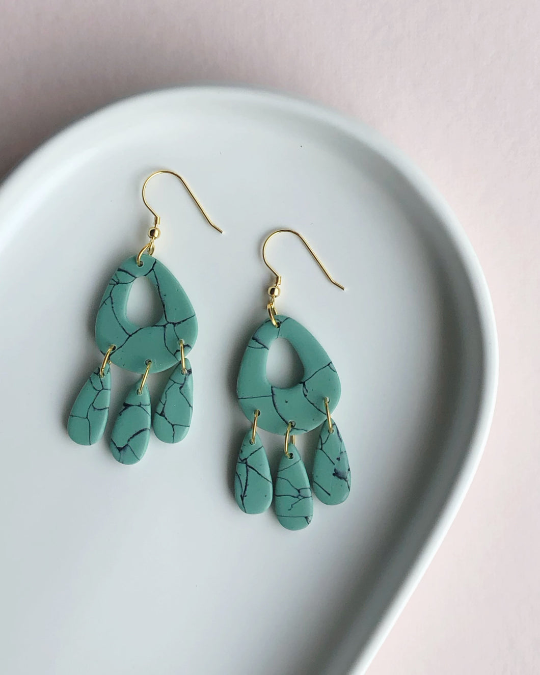 STONE | jada earrings // turquoise