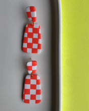 Load image into Gallery viewer, POP | mirra checker earrings