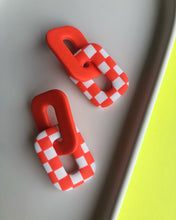 Load image into Gallery viewer, POP | nexa checker earrings