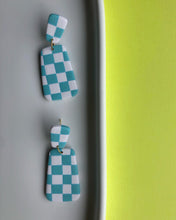 Load image into Gallery viewer, POP | mirra checker earrings