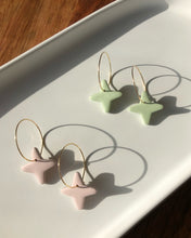 Load image into Gallery viewer, MISC | stella hoop earrings // haze