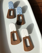 Load image into Gallery viewer, DENIM | silva earrings