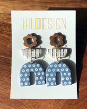 Load image into Gallery viewer, DENIM | ascena floral earrings