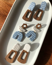 Load image into Gallery viewer, DENIM | ascena floral earrings