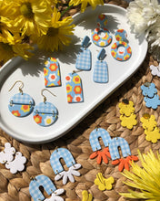 Load image into Gallery viewer, PICNIC | mirra gingham earrings