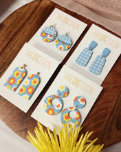 Load image into Gallery viewer, PICNIC | mirra gingham earrings
