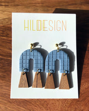 Load image into Gallery viewer, DENIM | entra earrings
