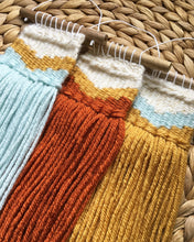 Load image into Gallery viewer, WOVEN MINIATURE | sparkle chevron wall hanging