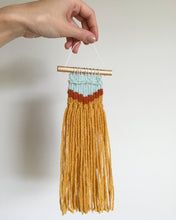 Load image into Gallery viewer, WOVEN MINIATURE | solid chevron wall hanging