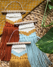 Load image into Gallery viewer, WOVEN MINIATURE | sparkle chevron wall hanging