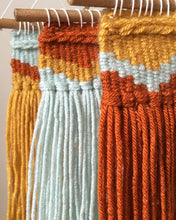 Load image into Gallery viewer, WOVEN MINIATURE | solid chevron wall hanging