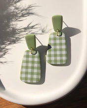 Load image into Gallery viewer, COZY | mirra gingham earrings
