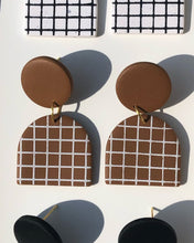 Load image into Gallery viewer, NEU | midi grid earrings
