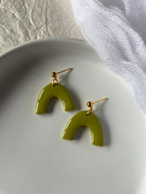 Load image into Gallery viewer, GLITZ | mini groova arch earrings
