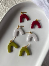 Load image into Gallery viewer, GLITZ | mini groova arch earrings
