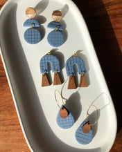 Load image into Gallery viewer, DENIM | entra earrings
