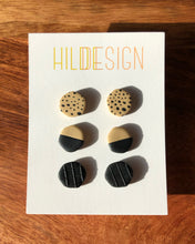 Load image into Gallery viewer, MISC | stud pack // black + tan
