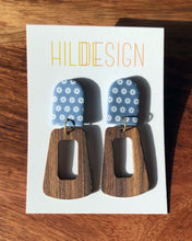 Load image into Gallery viewer, DENIM | silva earrings
