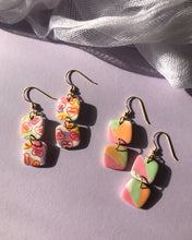 Load image into Gallery viewer, CANDY | square drop earrings
