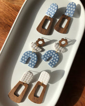 Load image into Gallery viewer, DENIM | silva earrings
