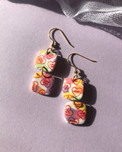 Load image into Gallery viewer, CANDY | square drop earrings
