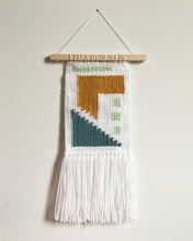 Load image into Gallery viewer, WOVEN WALL HANGING | modern geometry
