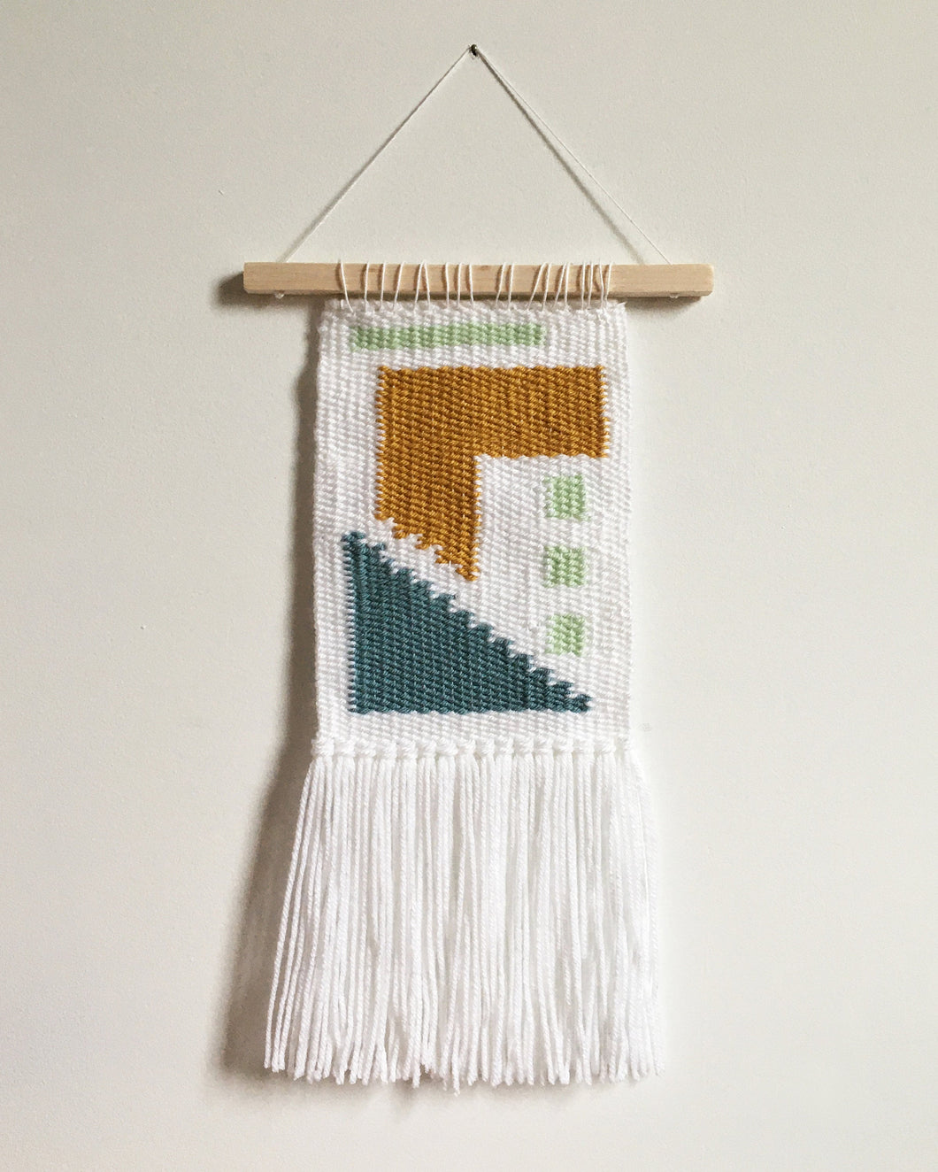 WOVEN WALL HANGING | modern geometry