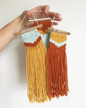 Load image into Gallery viewer, WOVEN MINIATURE | solid chevron wall hanging
