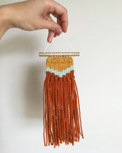 Load image into Gallery viewer, WOVEN MINIATURE | solid chevron wall hanging
