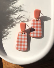 Load image into Gallery viewer, COZY | mirra gingham earrings
